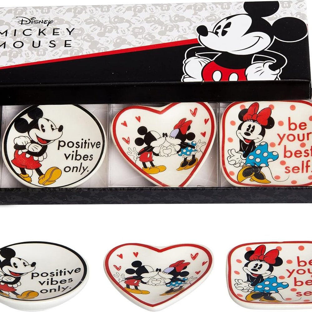 Disney Minnie Mouse Mini Trinket Tray Gift Set
